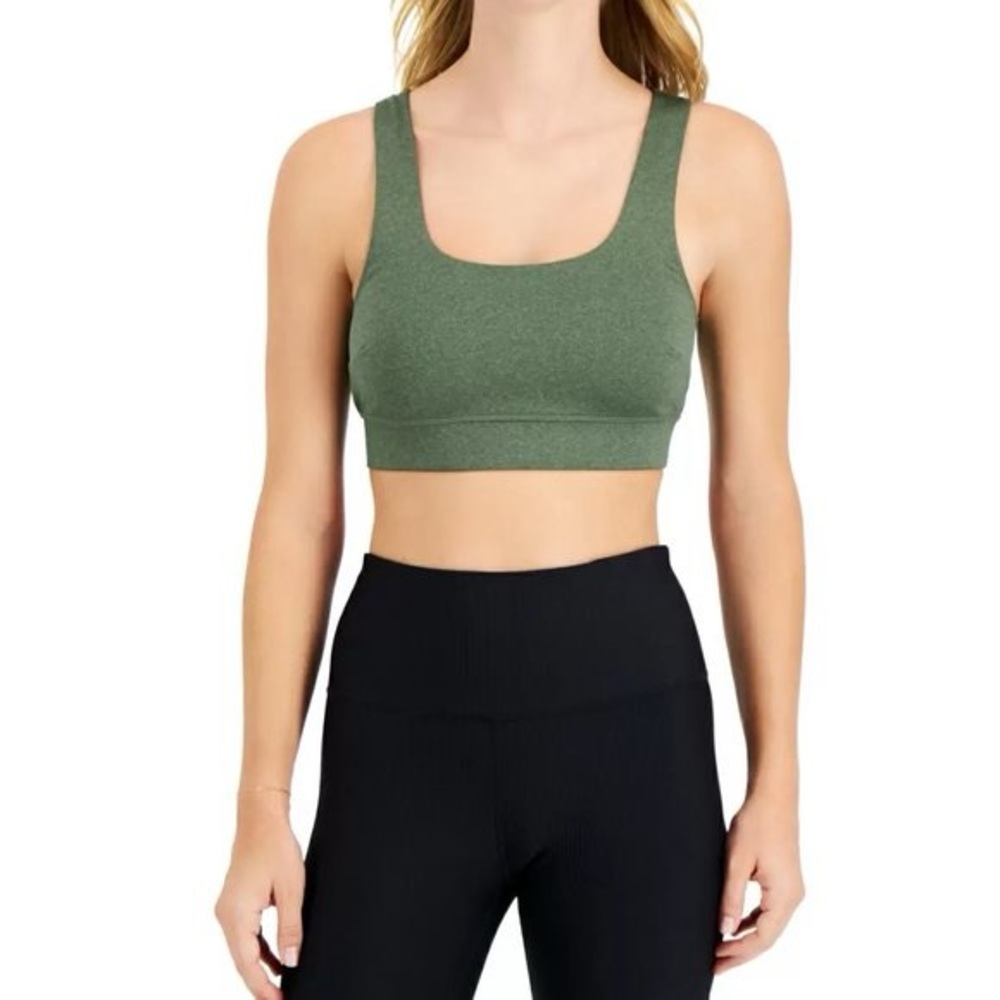 Jenni Women's Square-Neck Bralette‎ in Palmetto Green Size Small New